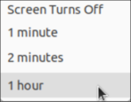 ubuntu linux set change screen blank lock delay settings how to