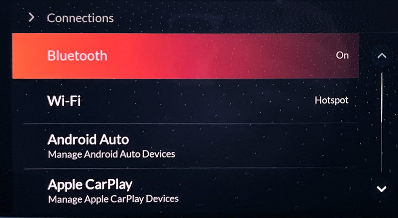 acura infotainment entertainment system - delete bluetooth phone - settings connections