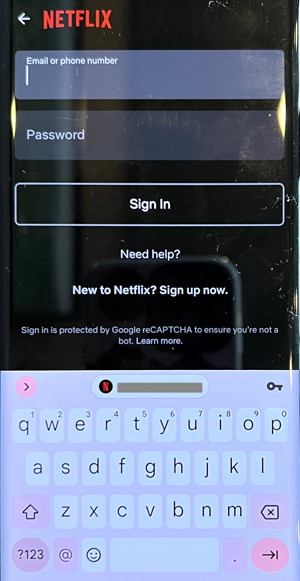netflix install android phone app - sign in