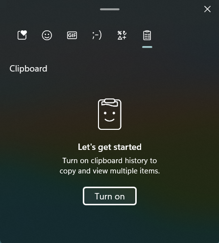 windows 11 pc shared clipboard - not enabled