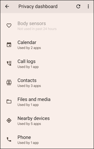 android 12 - settings - privacy dashboard more settings