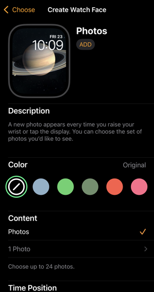 custom apple watch face wallpaper how to - apple watch options - color