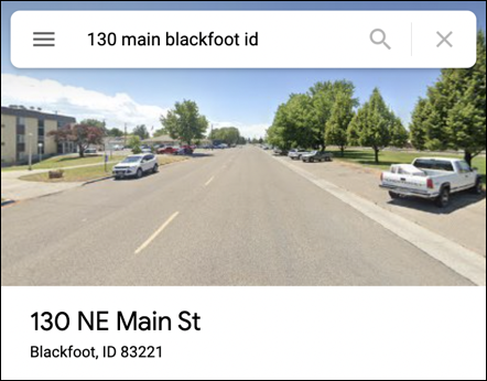 google map expanded address