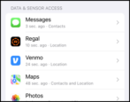 enable app privacy report tracking iphone ios 15.2 how to
