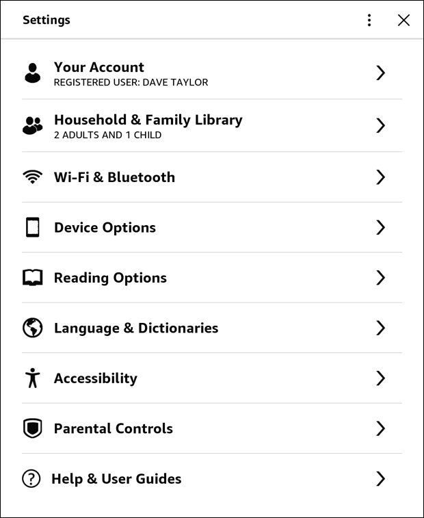 amazon kindle paperwhite - kindleos settings