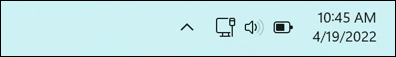 microsoft teams system tray icon shortcut on windows 11 taskbar hidden icons menu