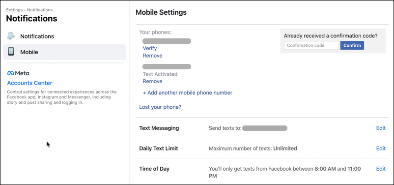 facebook contact friends when locked out buddies replacement - verify cell smartphone phone number