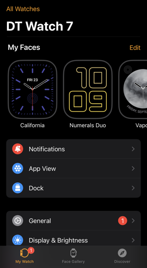 apple watch watchos update - watch app on iphone