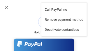 android 12 - google pay - payment card options menu disable delete gpay