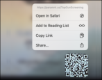 scan qr code in saved photo - iphone android - how to