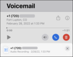 save voicemail messages export share as audio file iphone ios 15 how to