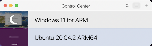 parallels desktop m1 mac macbook linux - control center windows 11 arm ubuntu linux