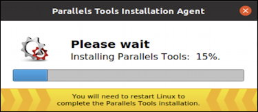 parallels desktop m1 mac macbook linux - installing parallels tools