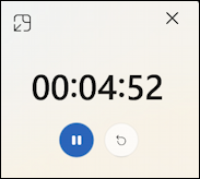 windows 11 pc set timer - clock app - 5 minute timer running