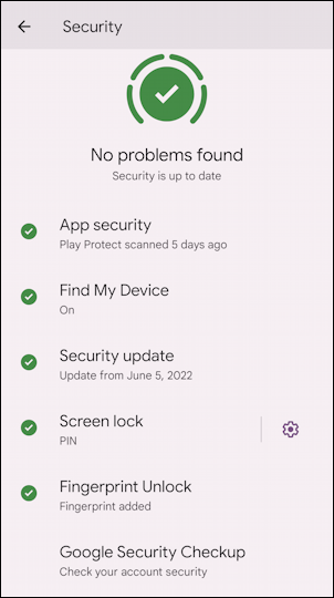 android screen lock change pin - new pin set