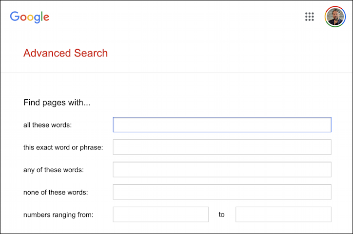 google search settings preferences advanced - advanced search 1