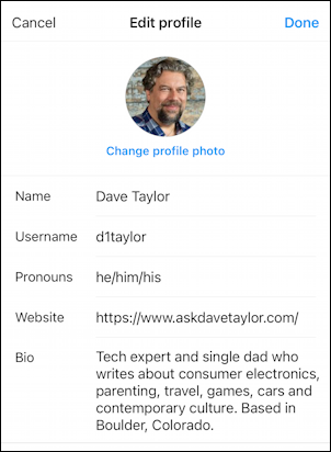 How Can I Add My Pronouns To My Instagram Account Profile Ask Dave Taylor