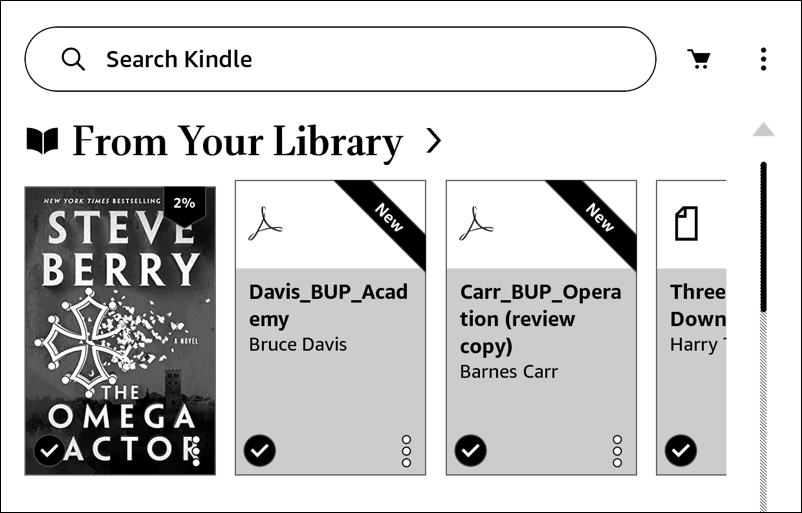 amazon kindle pdf document - weird names