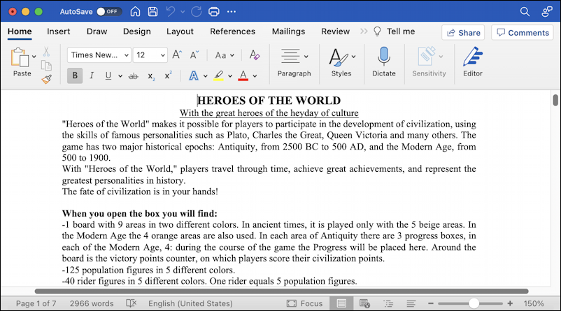 translate document microsoft word - translated into english