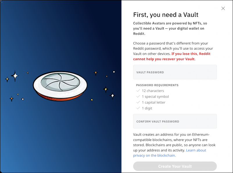 reddit buy nft avatar - collectible avatar - create your vault blockchain