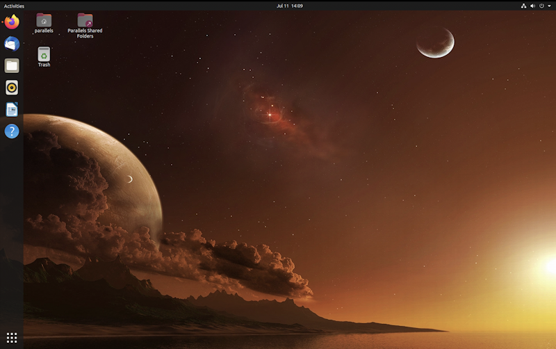 ubuntu linux wallpaper - with new space desktop hd 4k wallpaper