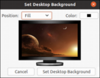 correctly set desktop wallpaper ubuntu linux library - how to