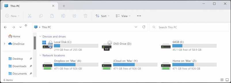win11 removable media actions default - device in file explorer