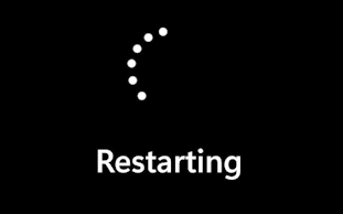 win11 schedule restart update - restarting