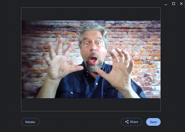chromeos chromebook camera - recorded