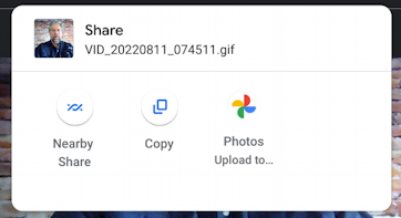 chromeos chromebook camera - share options