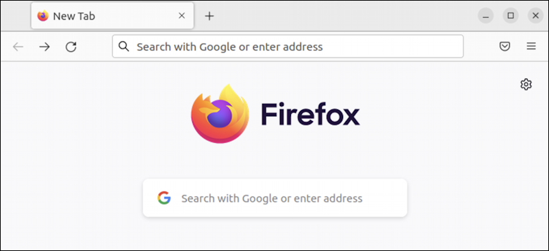 firefox linux default search engine - new tab