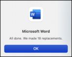 microsoft word for mac advanced search and replace how to