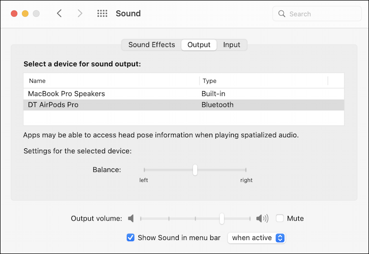 apple mac airpods pro macos control anc - sound preferences macos 12