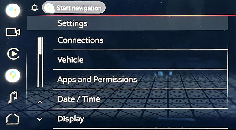 gmc unpair forget bluetooth phone - settings menu