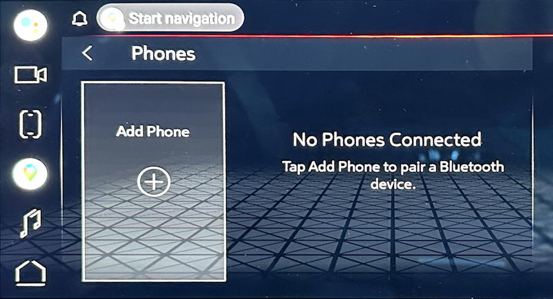 gmc unpair forget bluetooth phone - add new phone