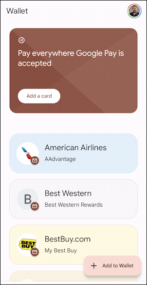 google pay add payment credit card - wallet