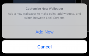 ios16 iphone lock screen widgets - warning customize new wallpaper