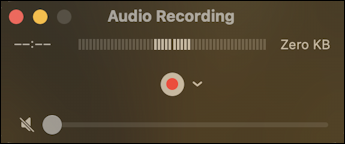 mac macos quicktime record audio video - new audio recording