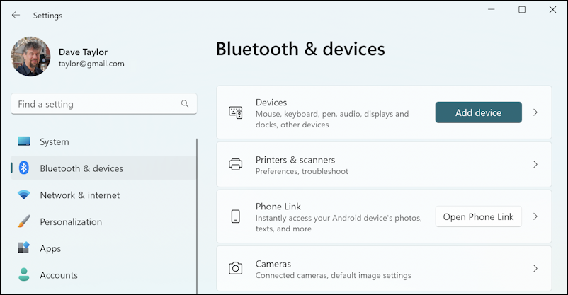 windows android pair control sharing - win11 bluetooth