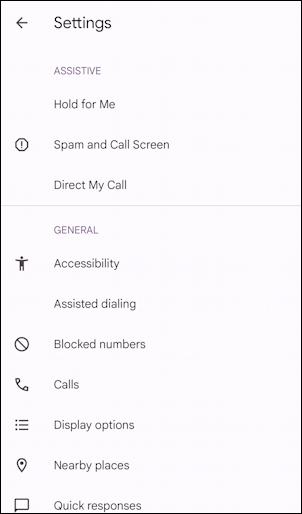 android junk spam call filtering pixel - phone app settings
