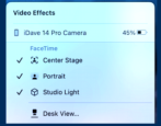 visual effects mac macos facetime webcam continuity camera