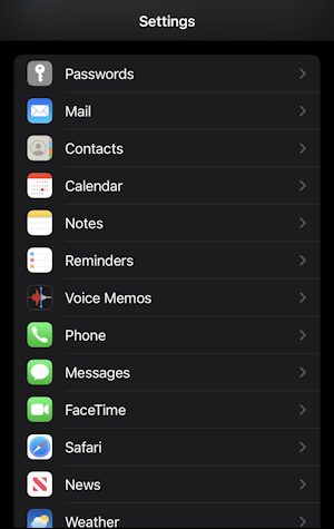 iphone ios silence junk spam calls - settings