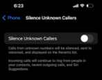 iphone silence unknown callers junk spam scam callers iphone ios
