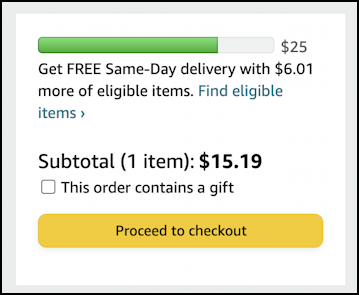 amazon pay with venmo - item purchase subtotal