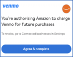 how to set up venmo for amazon purchases amazon.com