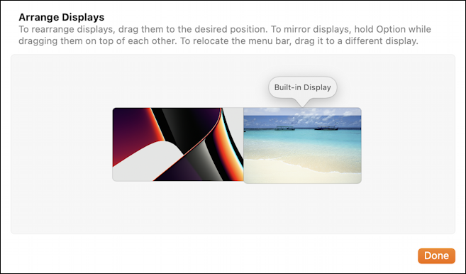 macos 13 external display arrange - screen arrangement layout editor fixed
