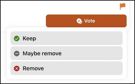 nextdoor review team content moderation - how it works - vote