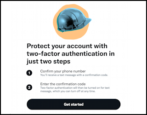 set up 2-factor two-step authentication twitter with phone auth app authy