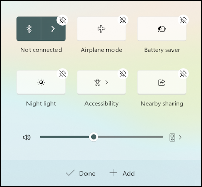 windows 11 quick settings window controls - customize