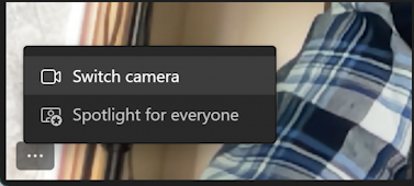 windows 11 teams add new external webcam - switch camera ms teams